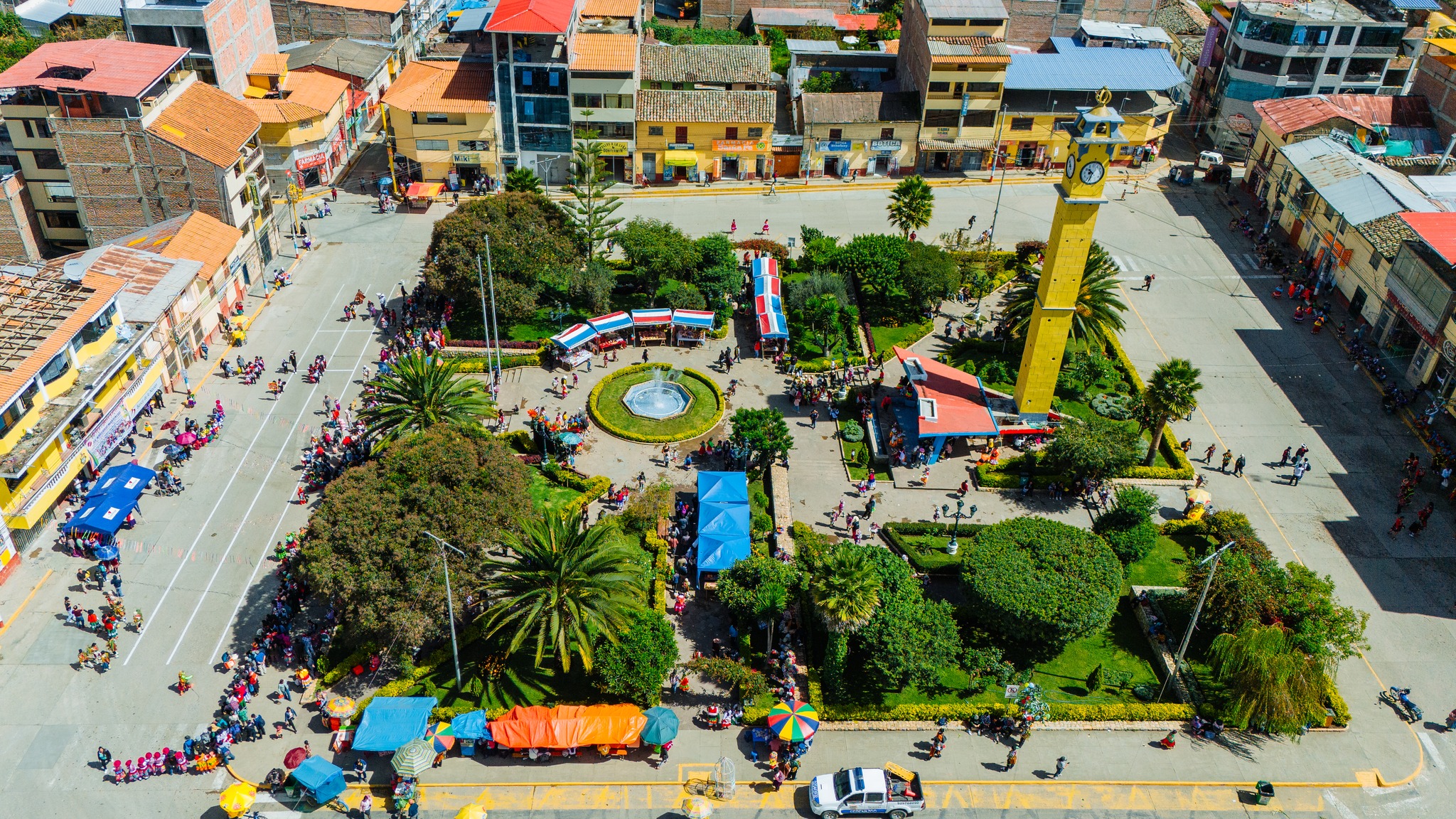 Plaza de Armas von Talavera bei Andahuaylas